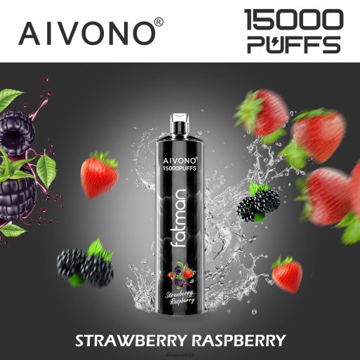 јагода малина Aivono FATMAN 15000 TRJBJ15 | Aivono Vape Review